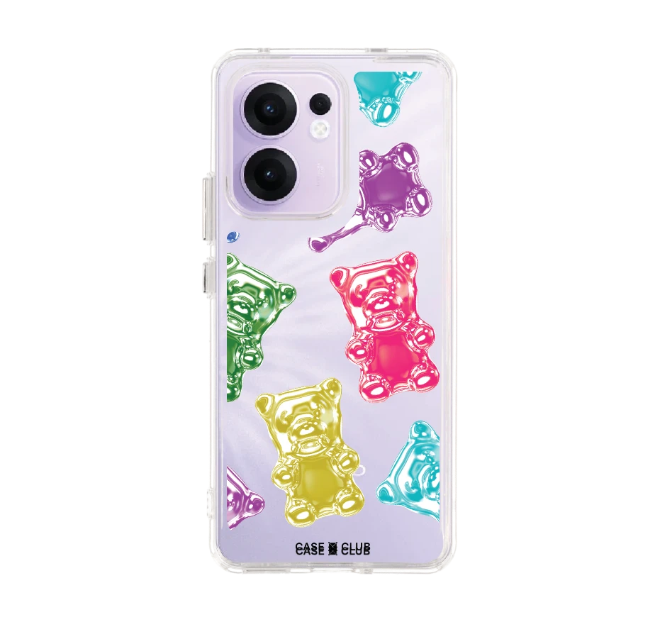 เยลลีหมีหลากสีเมทัลลิก