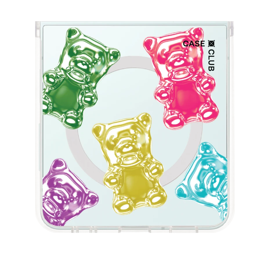 เยลลีหมีหลากสีเมทัลลิก