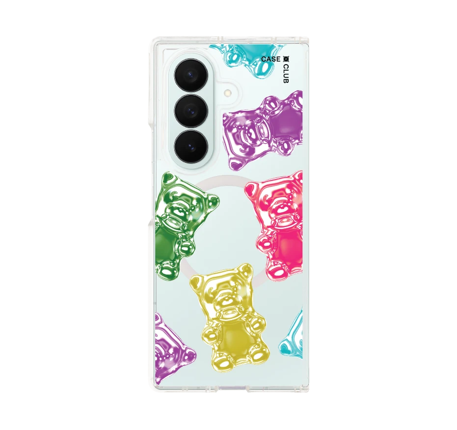 เยลลีหมีหลากสีเมทัลลิก