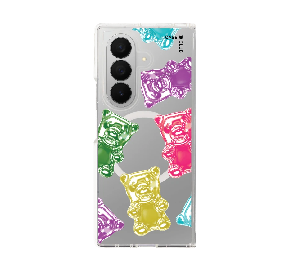 เยลลีหมีหลากสีเมทัลลิก