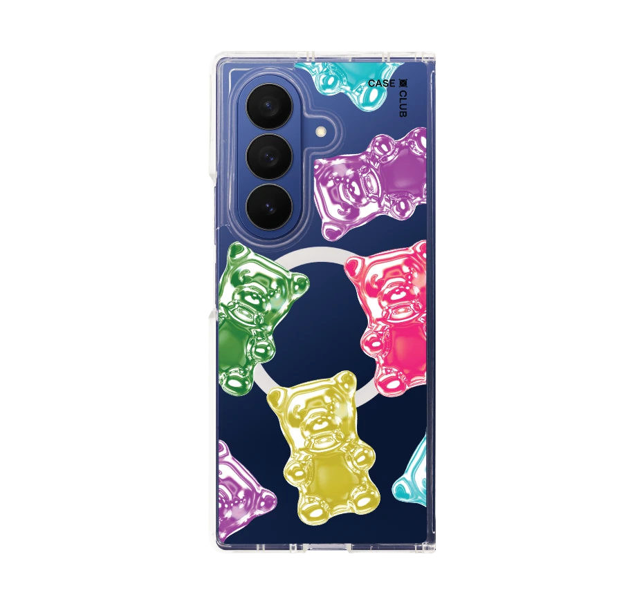 เยลลีหมีหลากสีเมทัลลิก