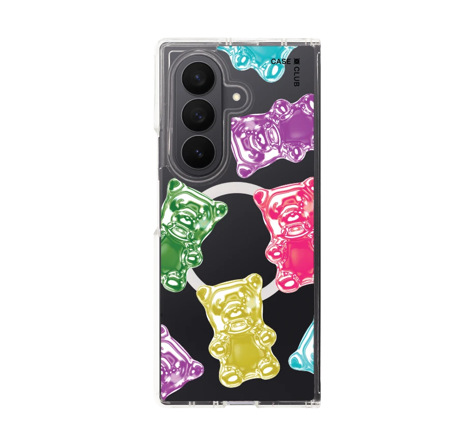 เยลลีหมีหลากสีเมทัลลิก