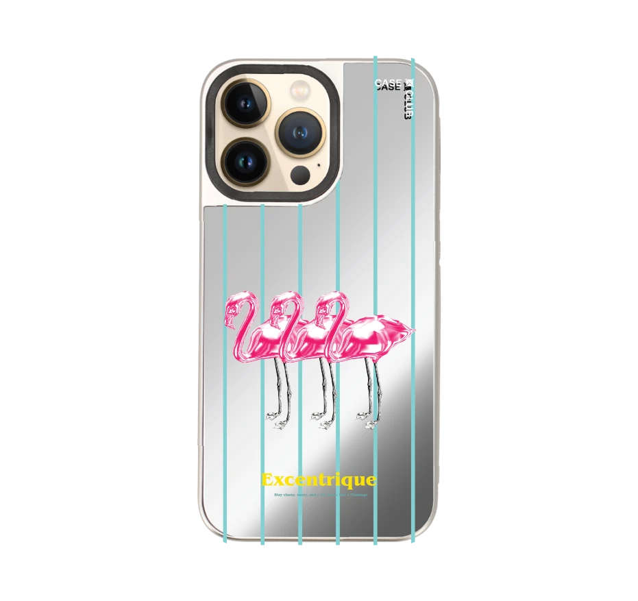 ฟลามิงโกสามตัวเมทัลลิก