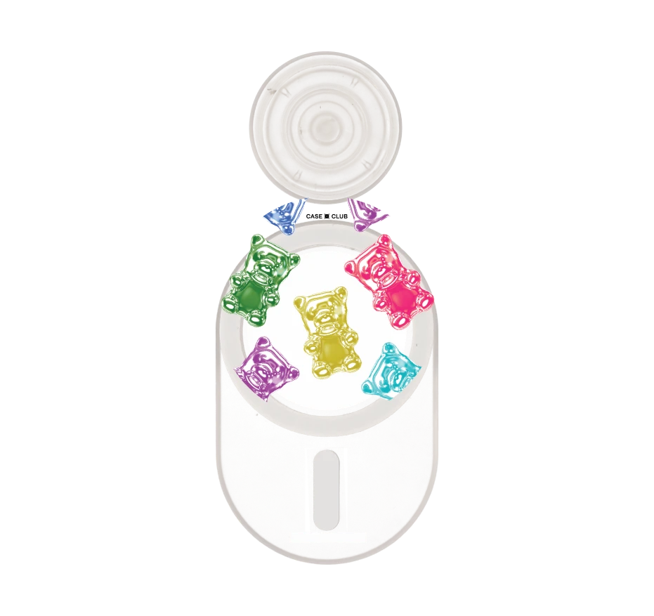 เยลลีหมีหลากสีเมทัลลิก