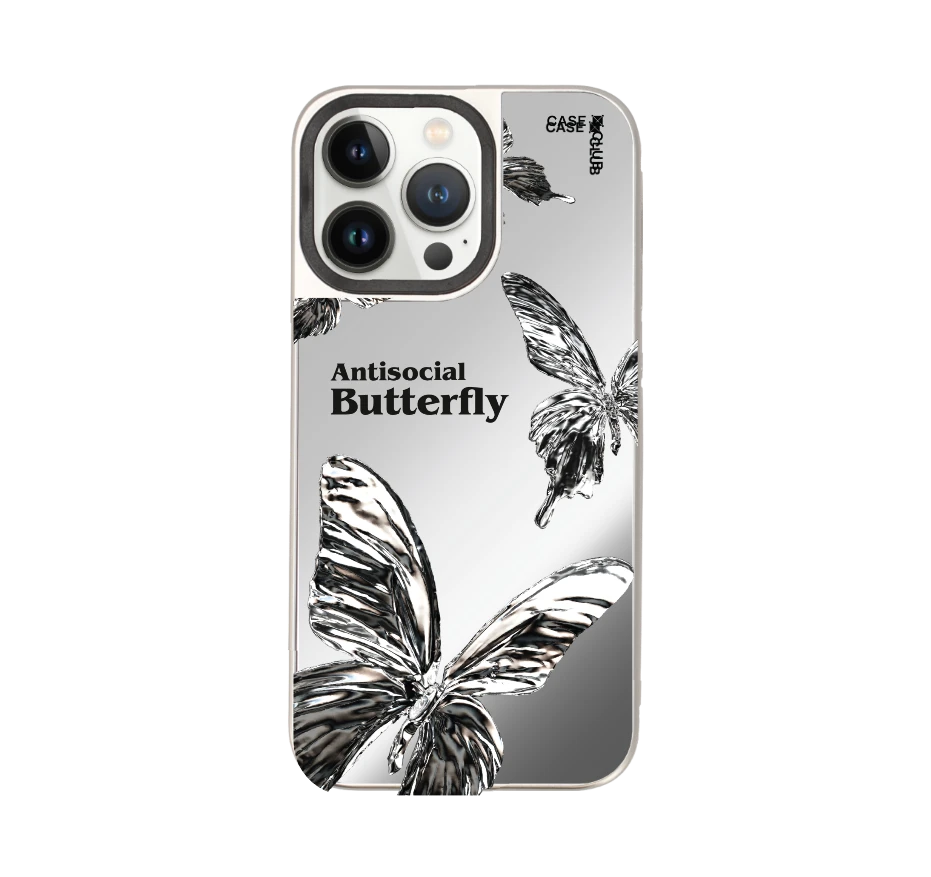 metallic butterfly