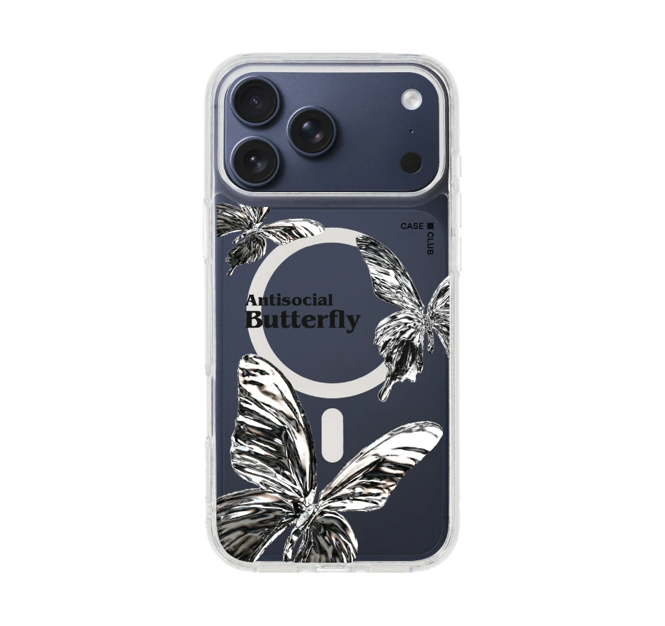 metallic butterfly