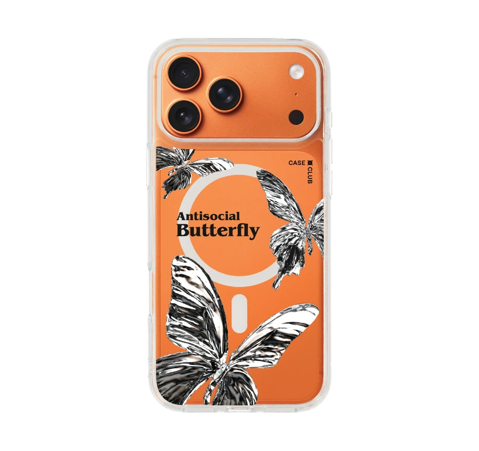 metallic butterfly