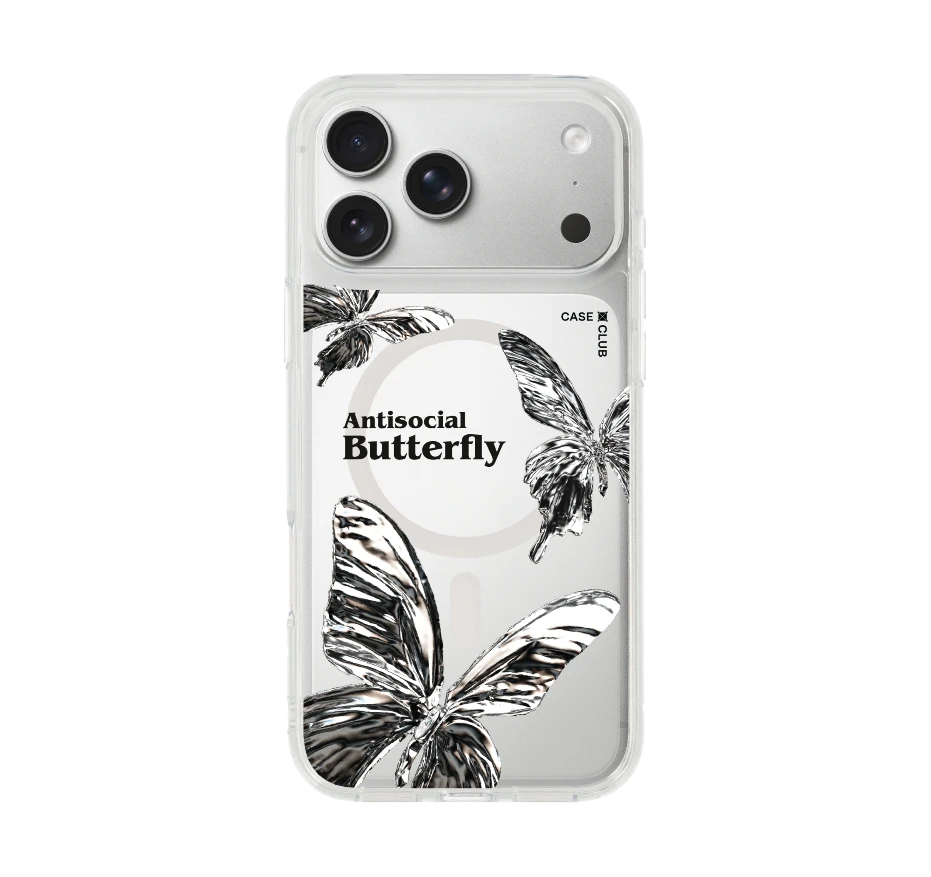 metallic butterfly