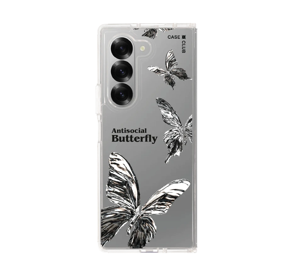 metallic butterfly