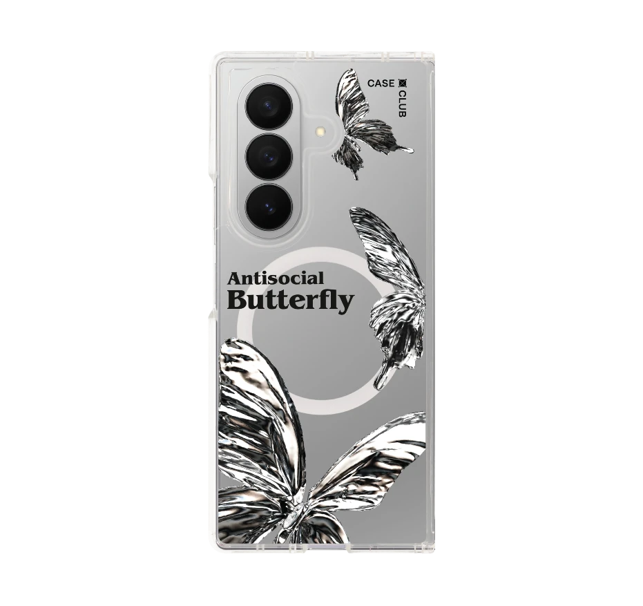 metallic butterfly