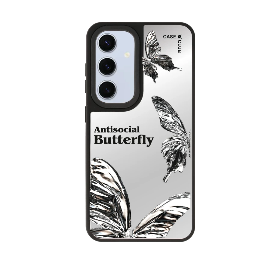 metallic butterfly