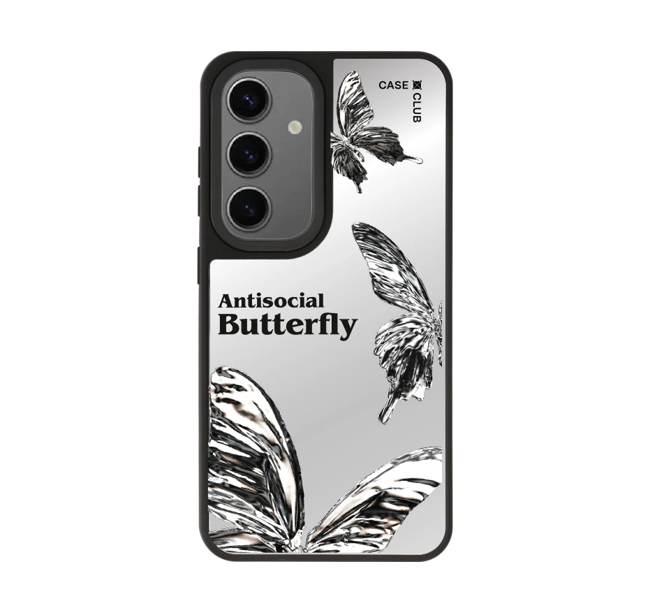metallic butterfly