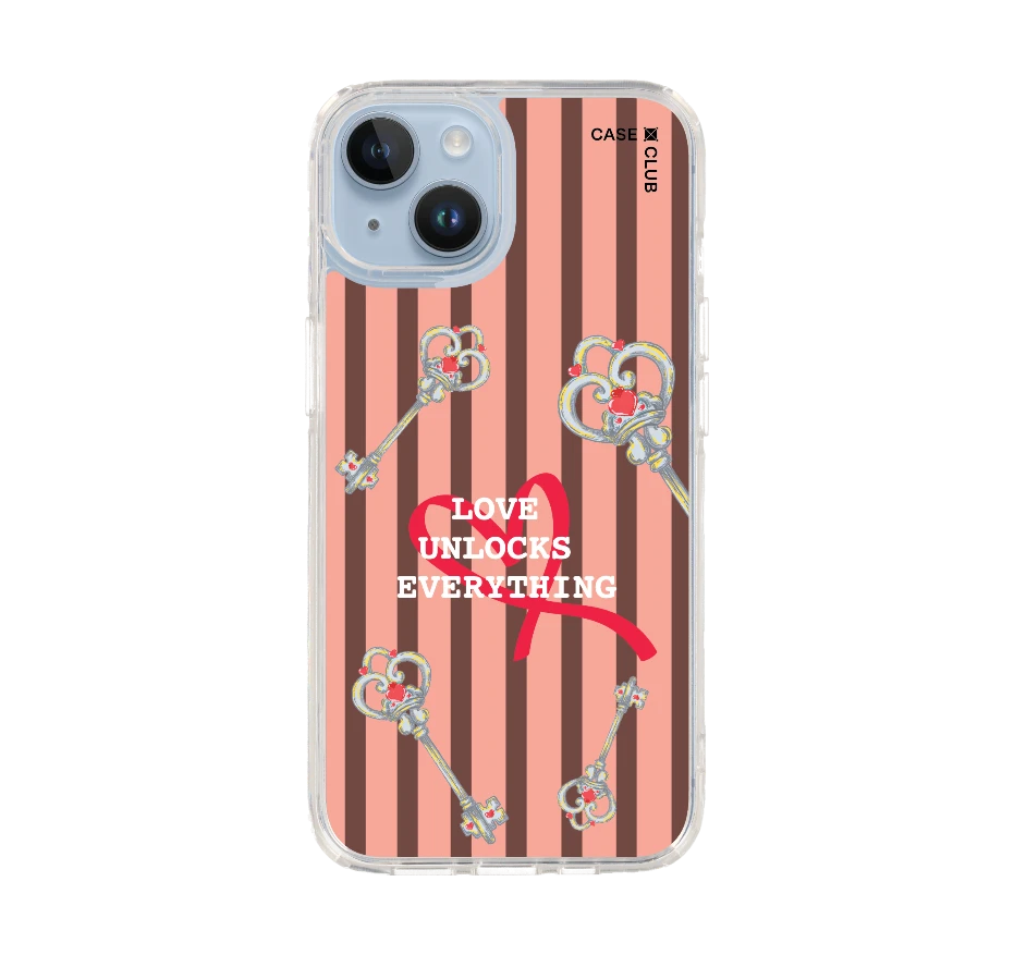 กุญแจหัวใจลายชมพู