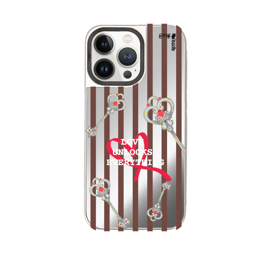 กุญแจหัวใจลายชมพู