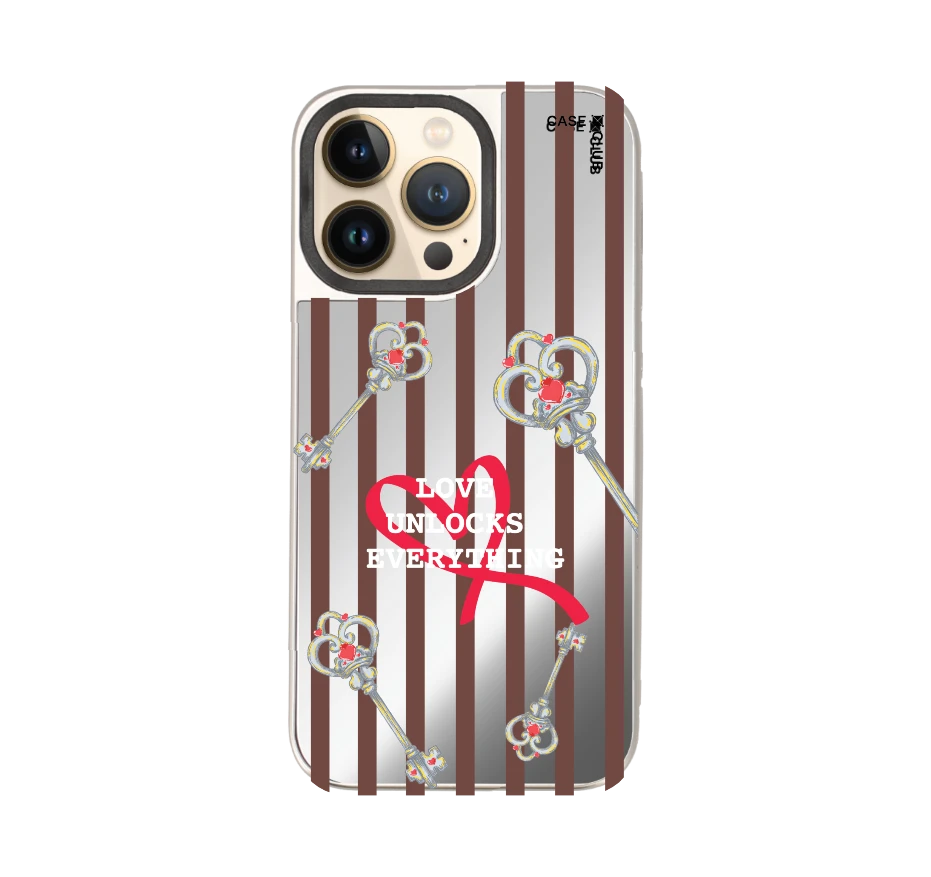 กุญแจหัวใจลายชมพู