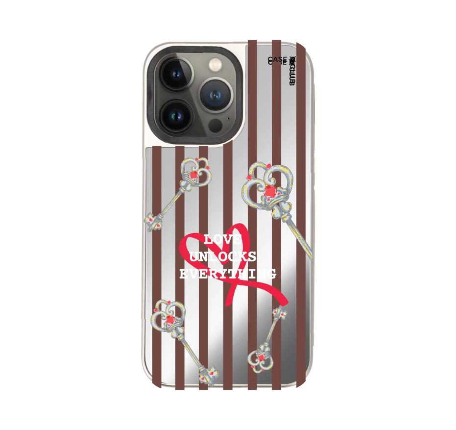 กุญแจหัวใจลายชมพู