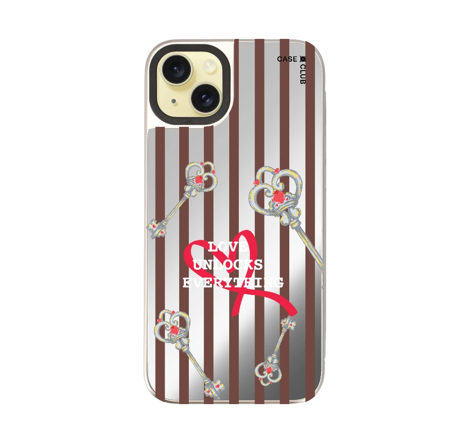 กุญแจหัวใจลายชมพู