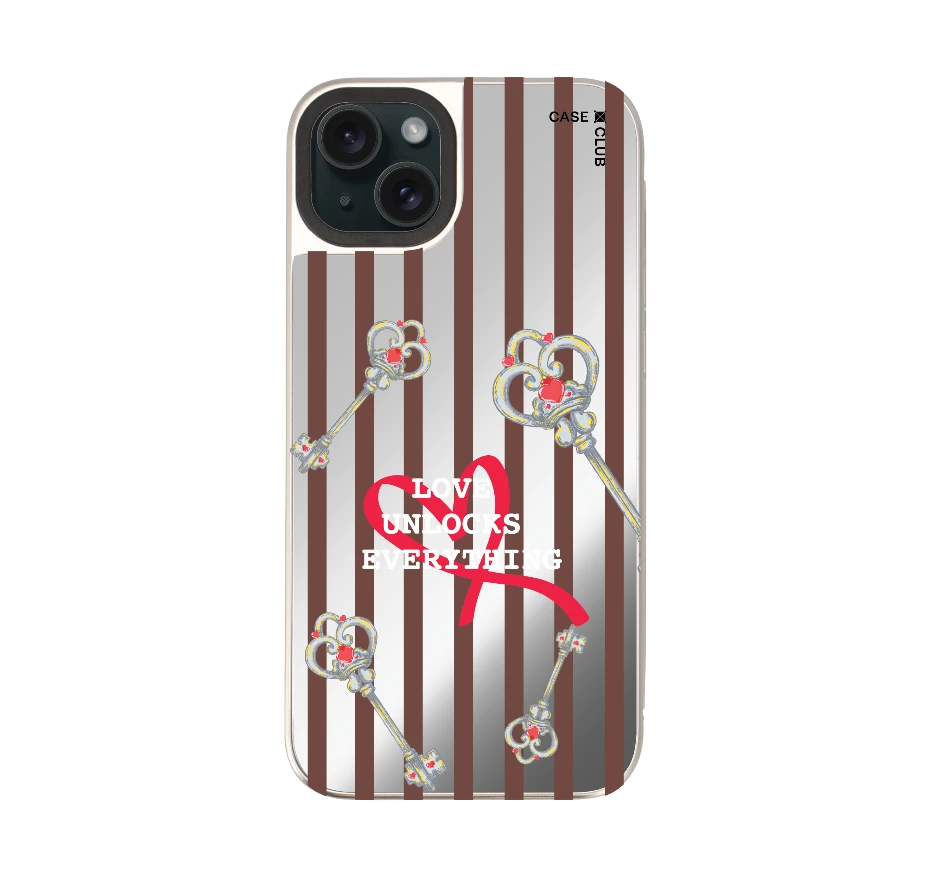 กุญแจหัวใจลายชมพู