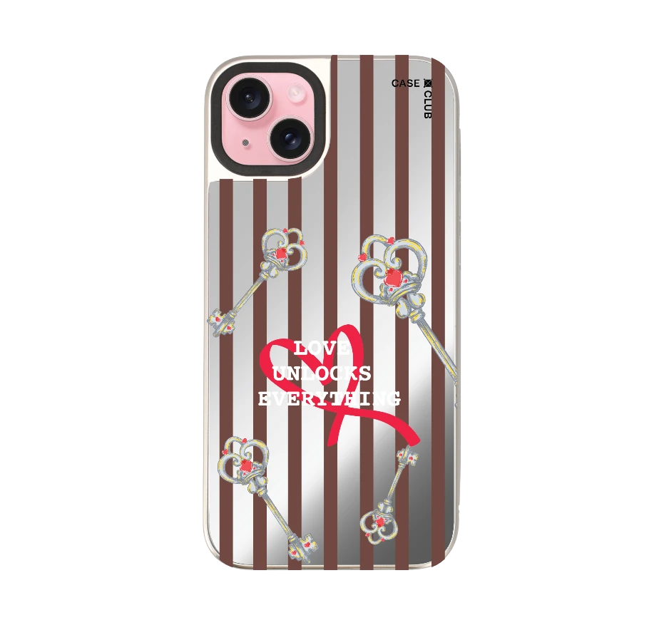 กุญแจหัวใจลายชมพู