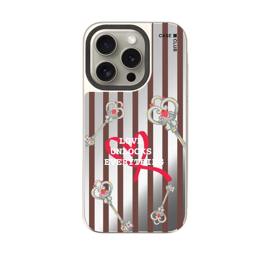 กุญแจหัวใจลายชมพู