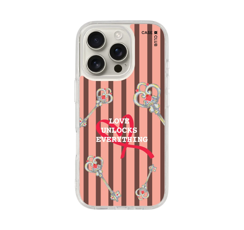 กุญแจหัวใจลายชมพู