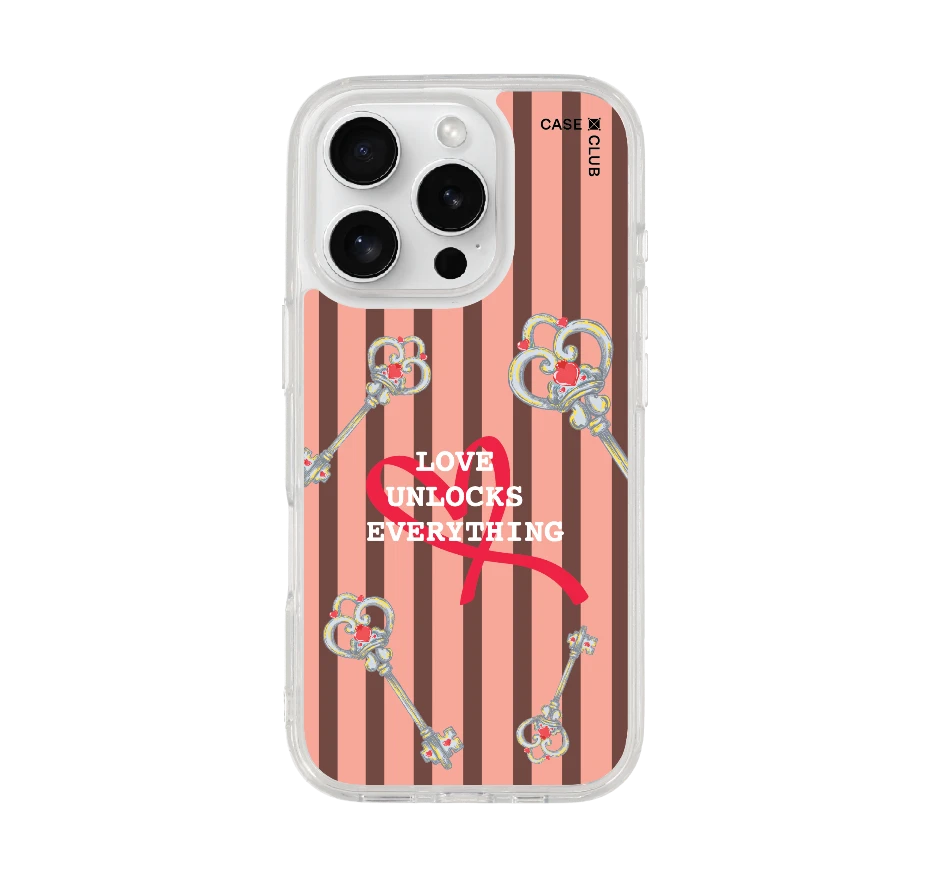 กุญแจหัวใจลายชมพู