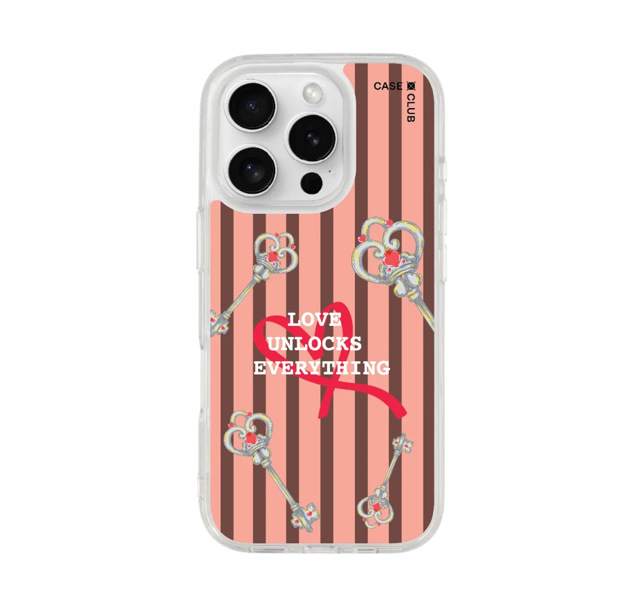 กุญแจหัวใจลายชมพู