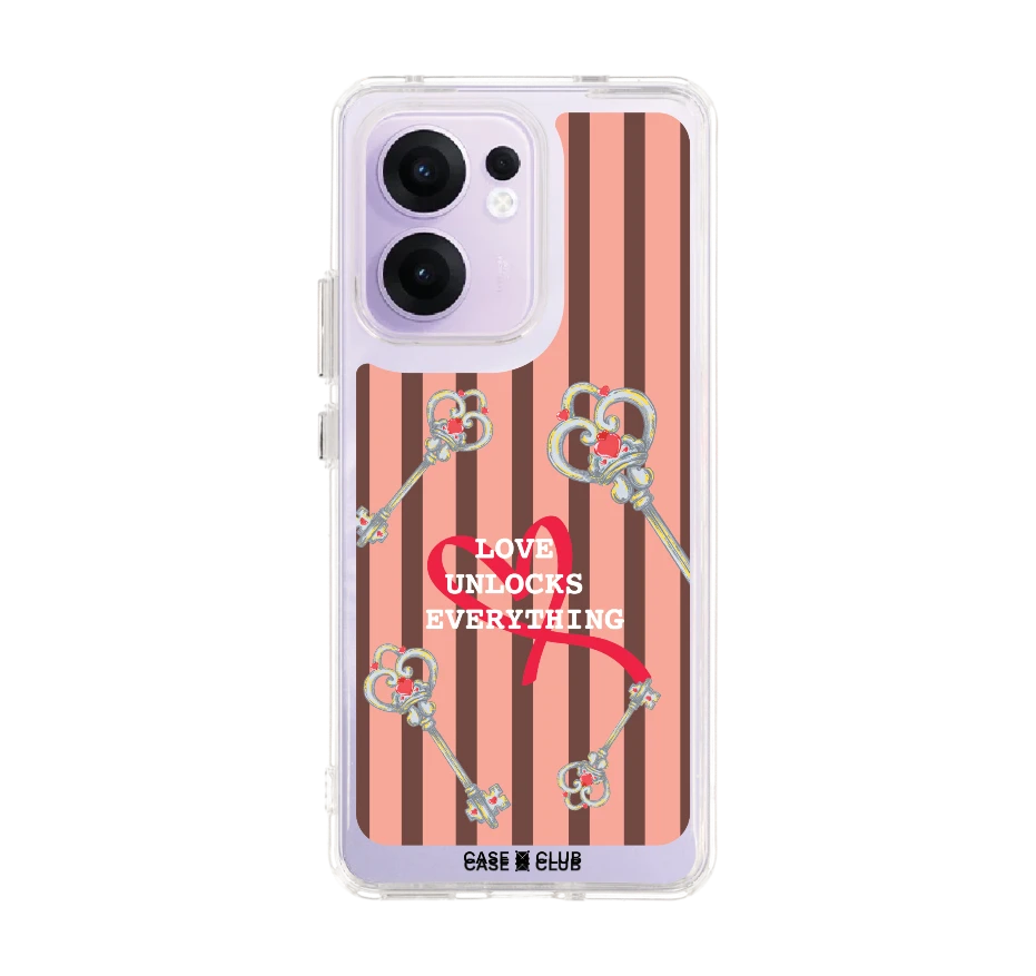 กุญแจหัวใจลายชมพู