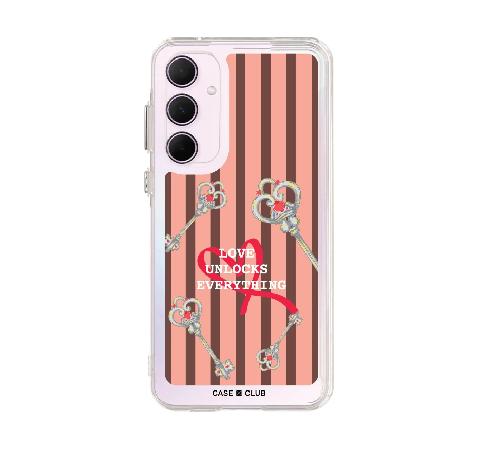 กุญแจหัวใจลายชมพู