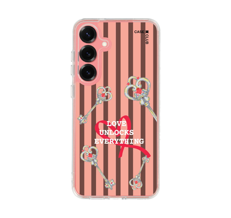 กุญแจหัวใจลายชมพู