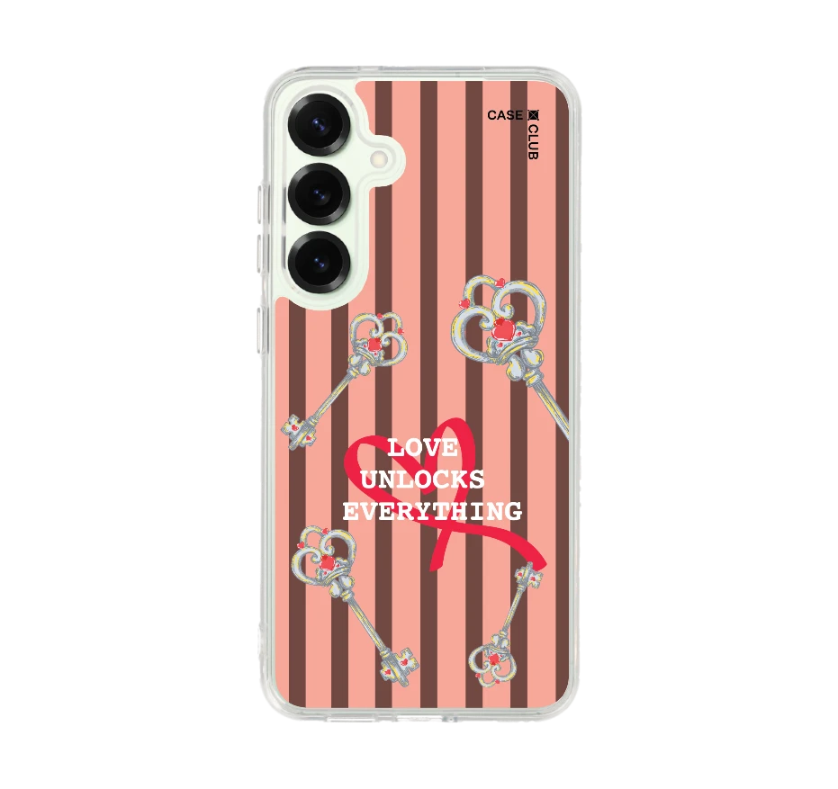 กุญแจหัวใจลายชมพู