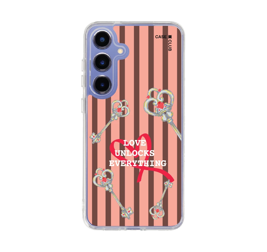 กุญแจหัวใจลายชมพู