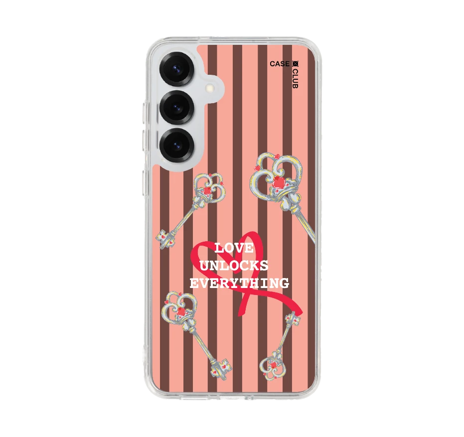 กุญแจหัวใจลายชมพู