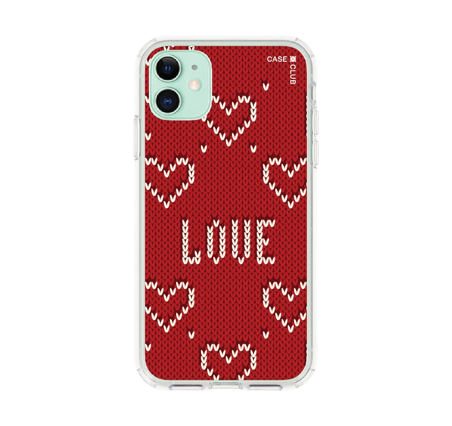 รักลายถักสีแดง