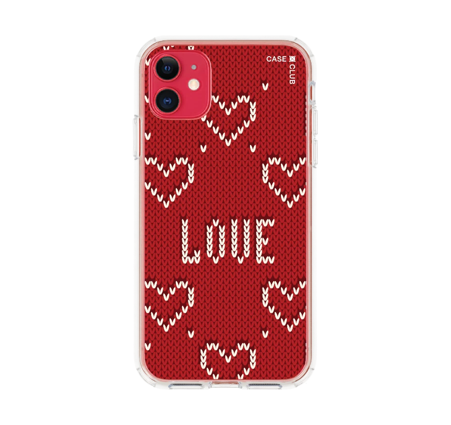 รักลายถักสีแดง