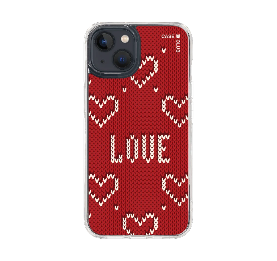 รักลายถักสีแดง