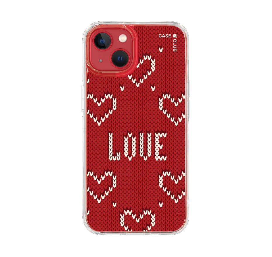 รักลายถักสีแดง