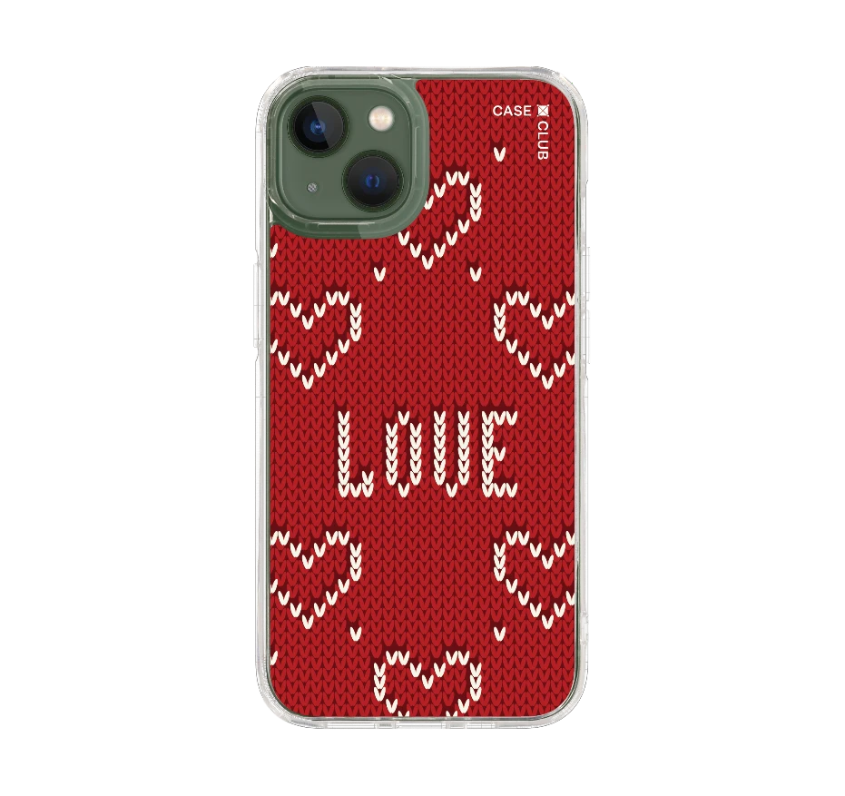 รักลายถักสีแดง