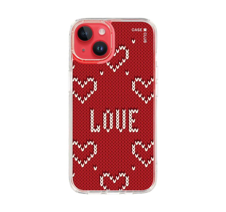 รักลายถักสีแดง