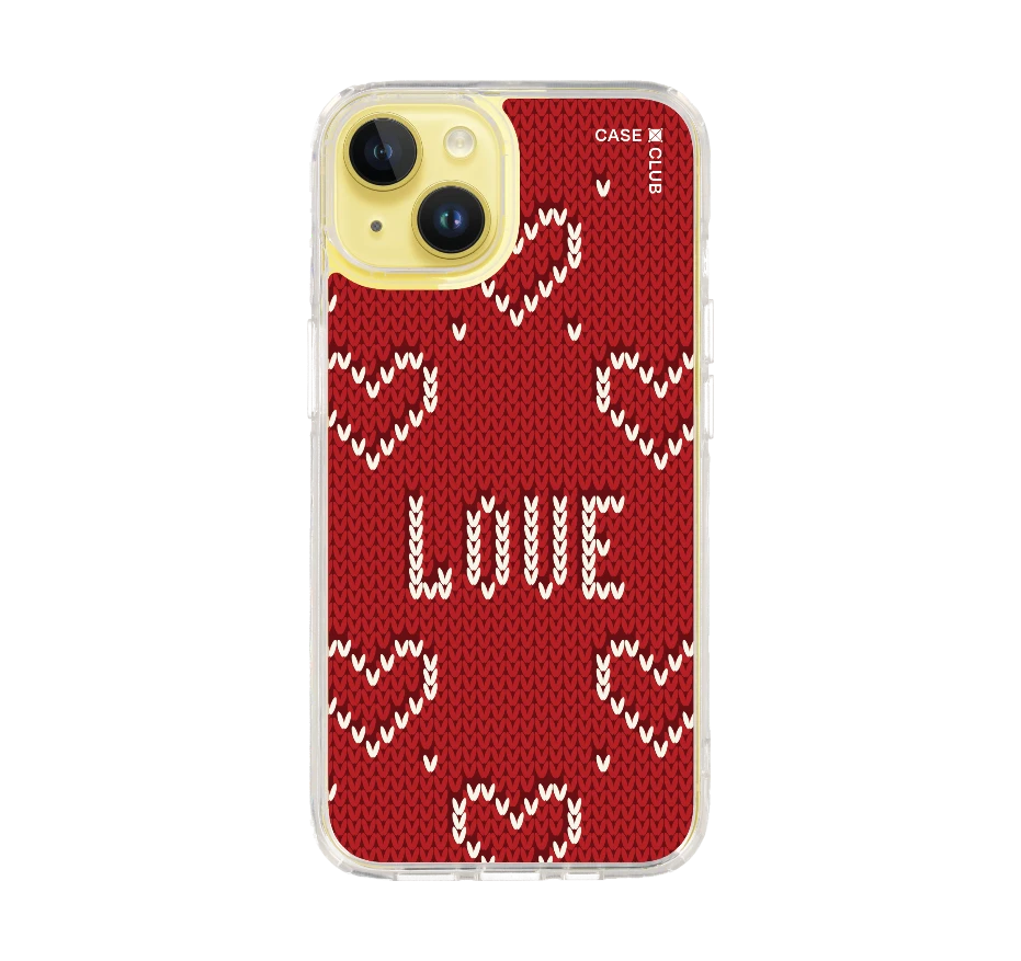 รักลายถักสีแดง