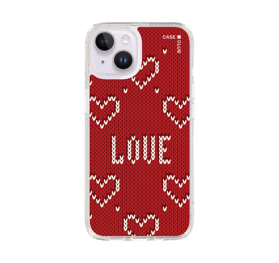 รักลายถักสีแดง