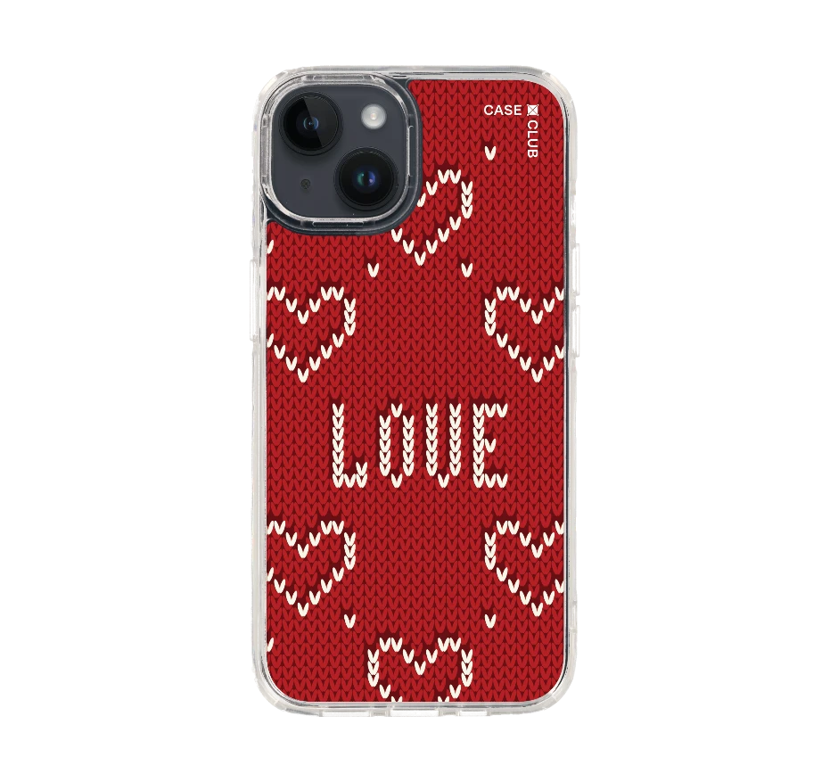 รักลายถักสีแดง