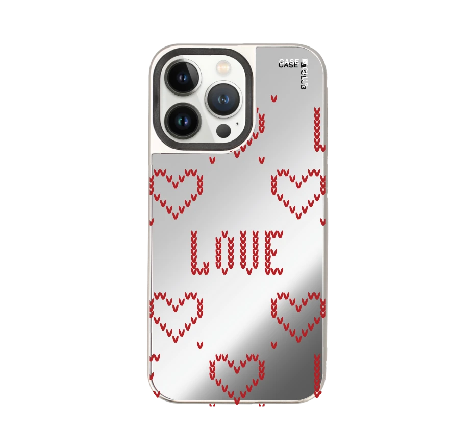 รักลายถักสีแดง