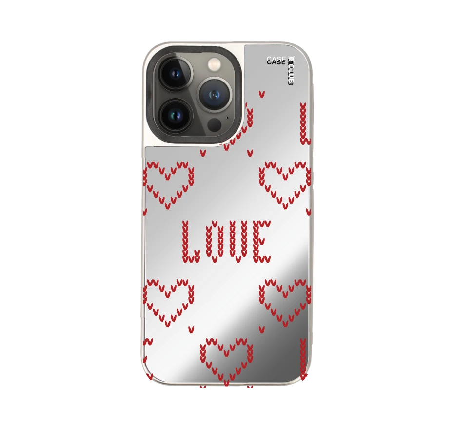 รักลายถักสีแดง