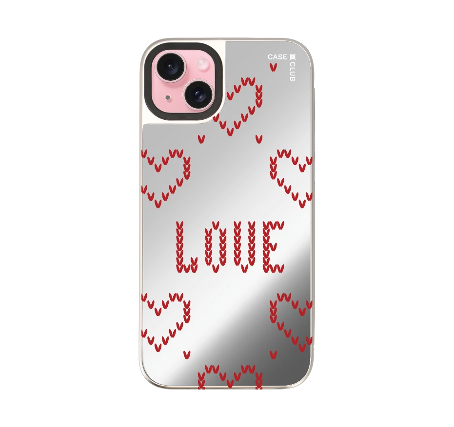 รักลายถักสีแดง