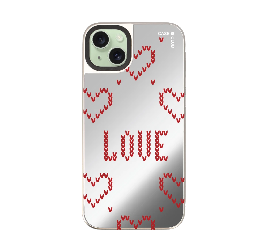 รักลายถักสีแดง