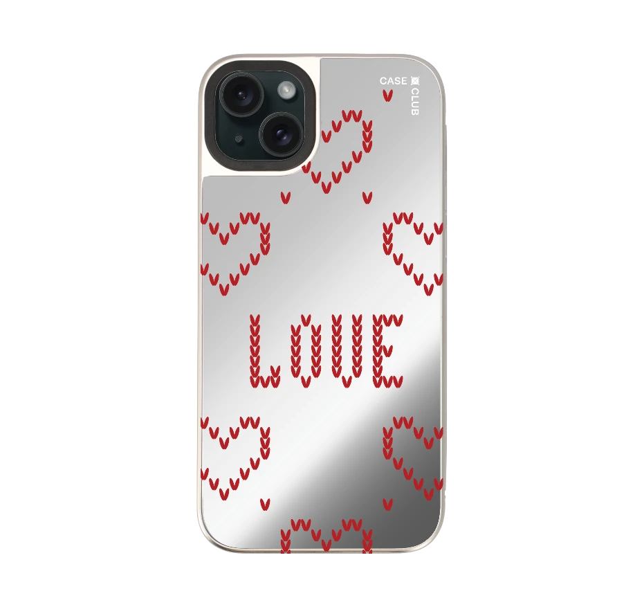 รักลายถักสีแดง