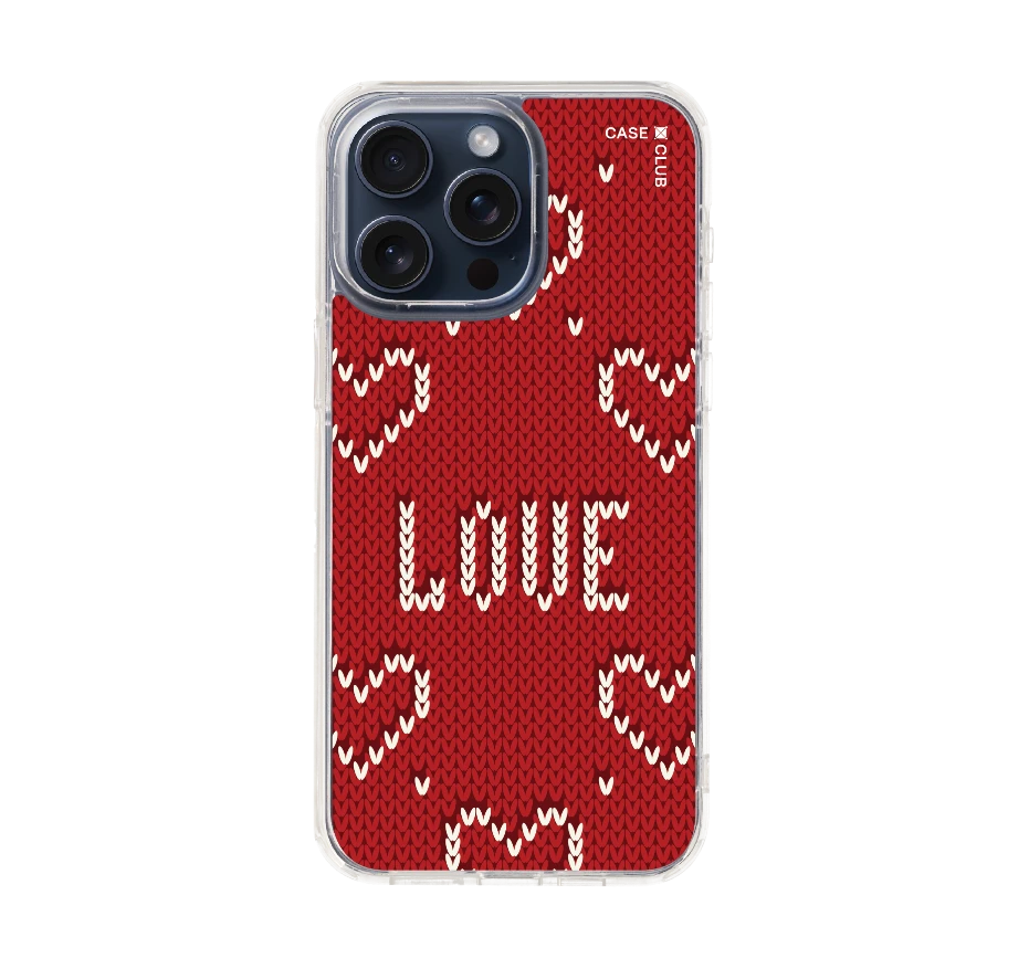 รักลายถักสีแดง