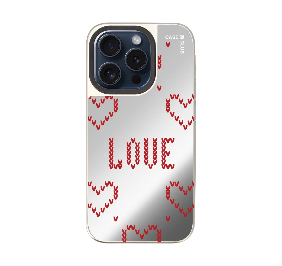 รักลายถักสีแดง