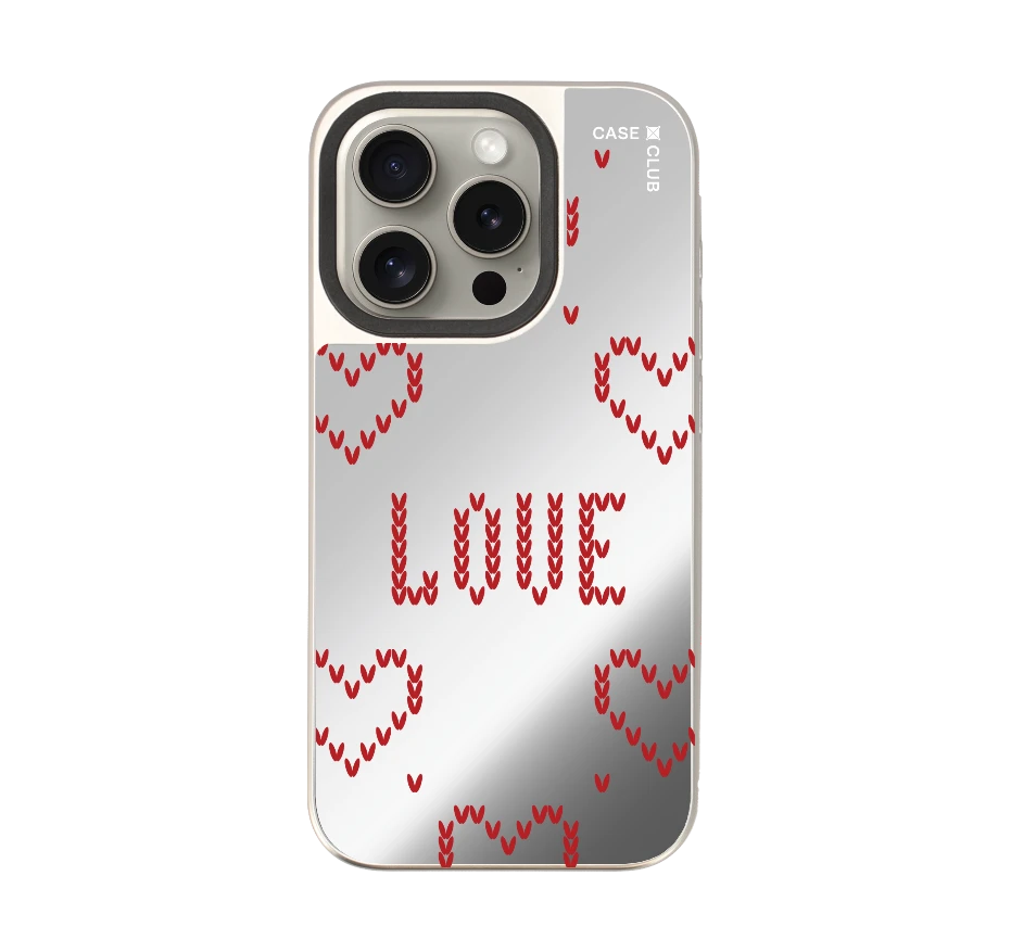 รักลายถักสีแดง